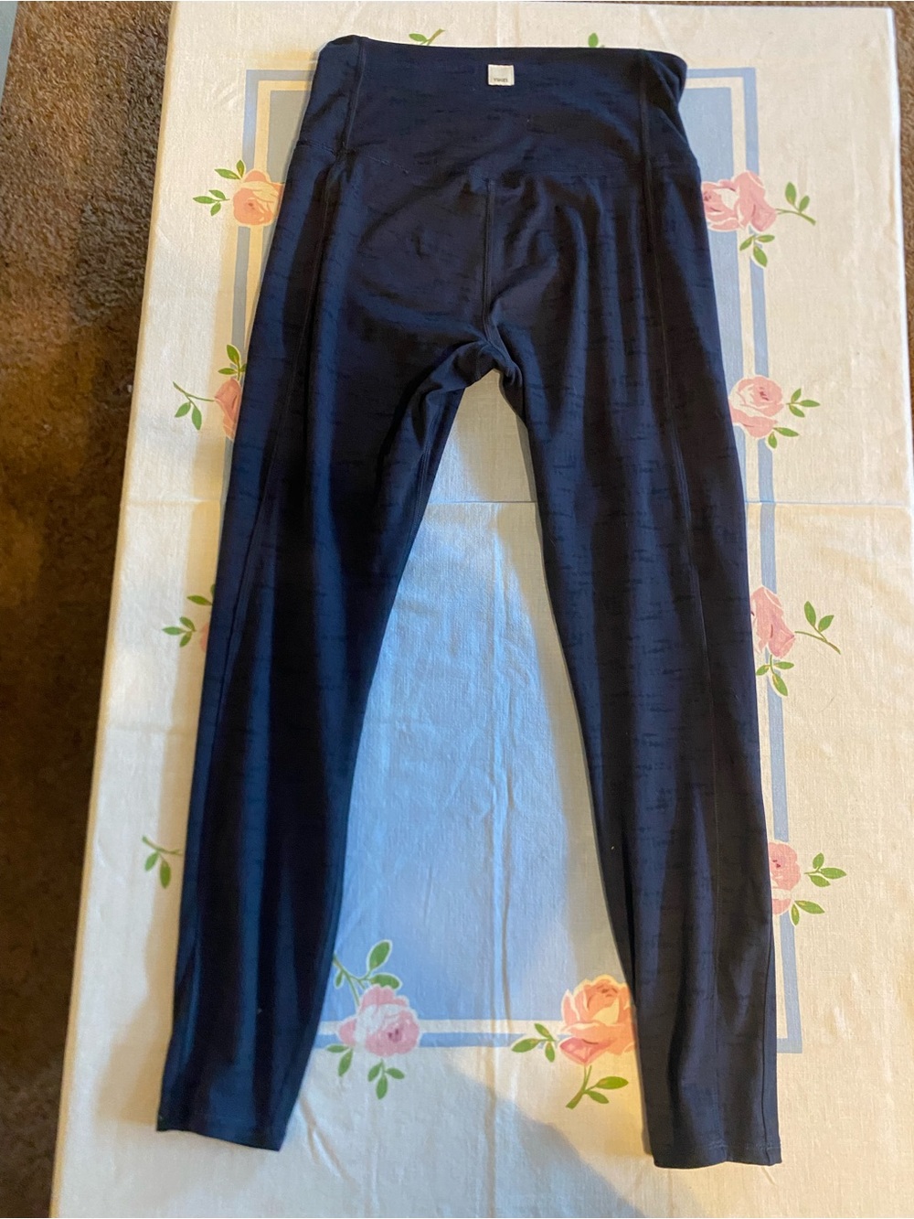 Vuori Navy High-Waist Performance Leggings